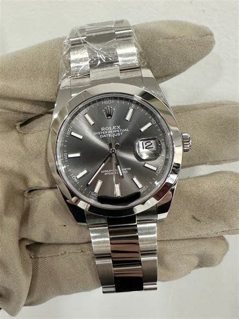 greyson rolex|Rolex datejust 41mm grey dial.